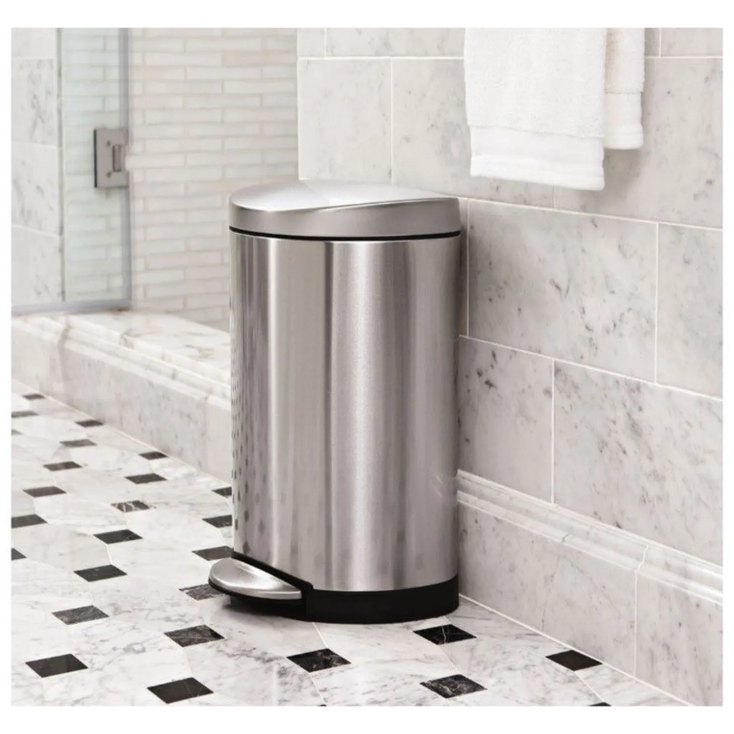 Simplehuman Semi Round Kitchen Bin - 10 Litre