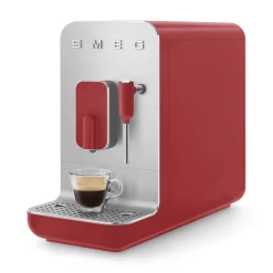 Smeg BCC02 Automatic Bean-to-Cup Coffee Machine - Matte Red