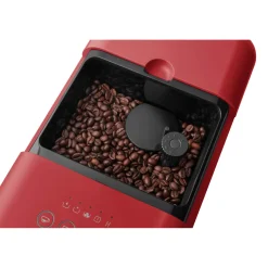Smeg BCC02 Automatic Bean-to-Cup Coffee Machine - Matte Red