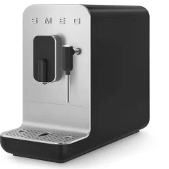 Smeg BCC12BLMUK Bean To Cup Coffee Machine with Steam Wand - Matte Black