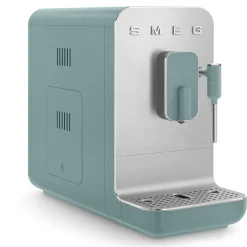 Smeg BCC12EGMUK Bean To Cup Coffee Machine with Steam Wand - Matte Emerald Green