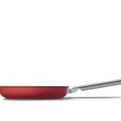 Smeg Cookware 28cm Non-Stick Frying Pan - Red