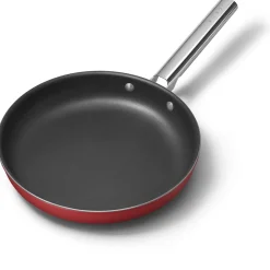 Smeg Cookware 28cm Non-Stick Frying Pan - Red