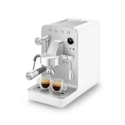 Smeg EMC02WHMUK Mini Pro Espresso Coffee Machine - Matte White