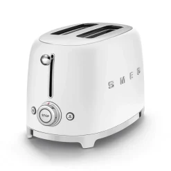 Smeg Jug Kettle & 2 Slice Toaster Set - Matte White
