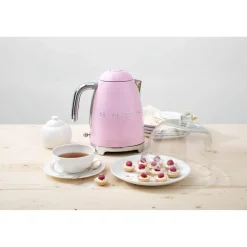Smeg Jug Kettle & 2 Slice Toaster Set - Pink