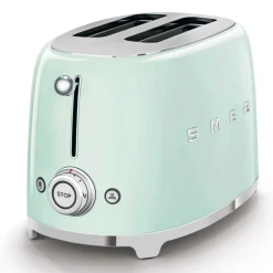 Smeg Jug Kettle & 2 Slice Toaster Set - Pastel Green