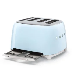 Smeg Jug Kettle & 4 Slice Toaster Set - Pastel Blue