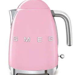 Smeg Jug Kettle & 4 Slice Toaster Set - Pink