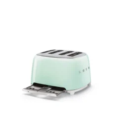 Smeg Jug Kettle & 4 Slice Toaster Set - Pastel Green