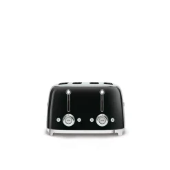 Smeg Jug Kettle & 4 Slice Toaster Set - Black