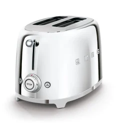 Smeg Jug Kettle & 2 Slice Toaster Set - Chrome