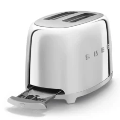 Smeg Jug Kettle & 2 Slice Toaster Set - Chrome