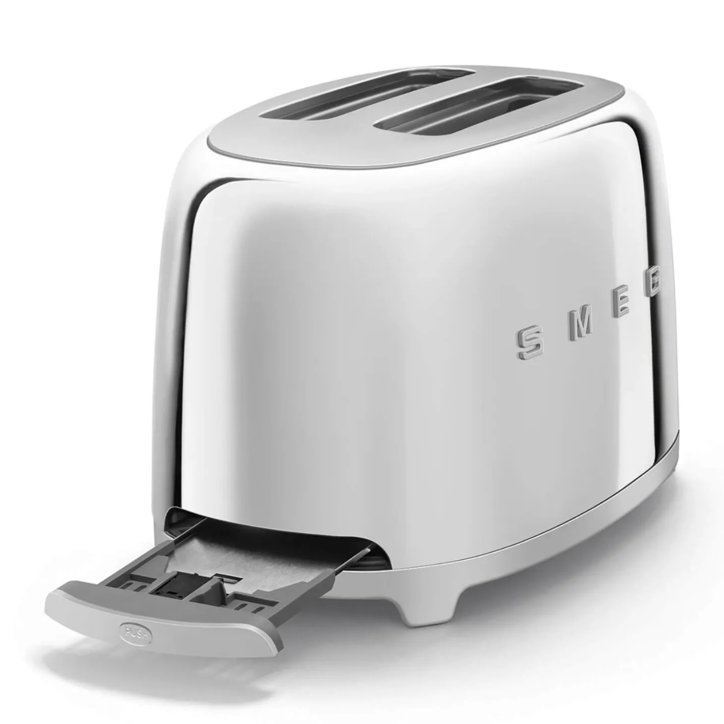 Smeg Jug Kettle & 2 Slice Toaster Set - Chrome