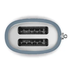 Smeg KLF03 Jug Kettle & 2 Slice TSF01 Toaster Set - Storm Blue