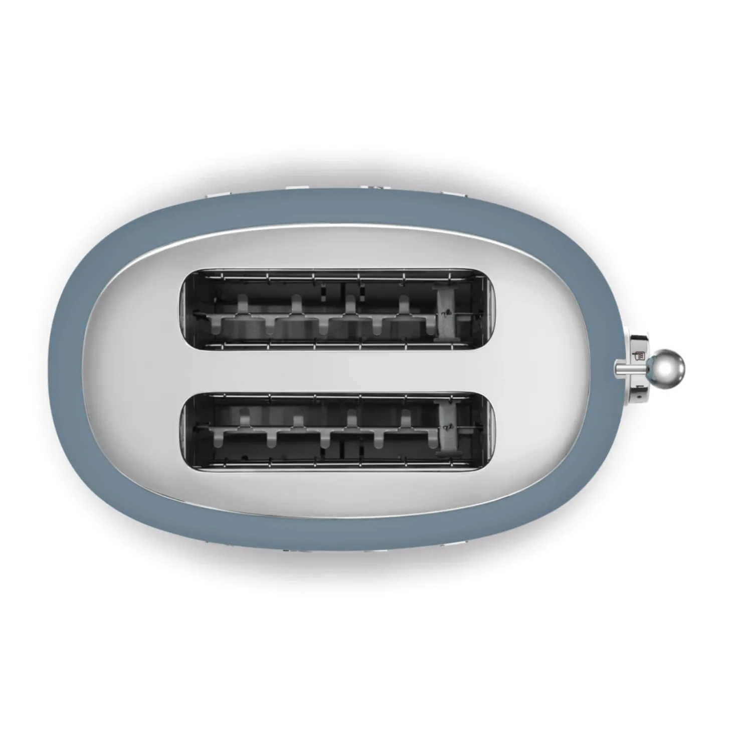 Smeg KLF03 Jug Kettle & 2 Slice TSF01 Toaster Set - Storm Blue