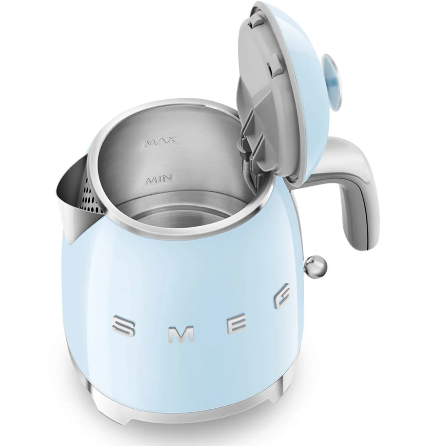 Smeg Mini Kettle & 2 Slice Toaster Set - Pastel Blue