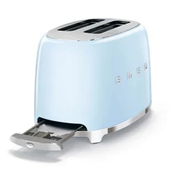 Smeg Mini Kettle & 2 Slice Toaster Set - Pastel Blue