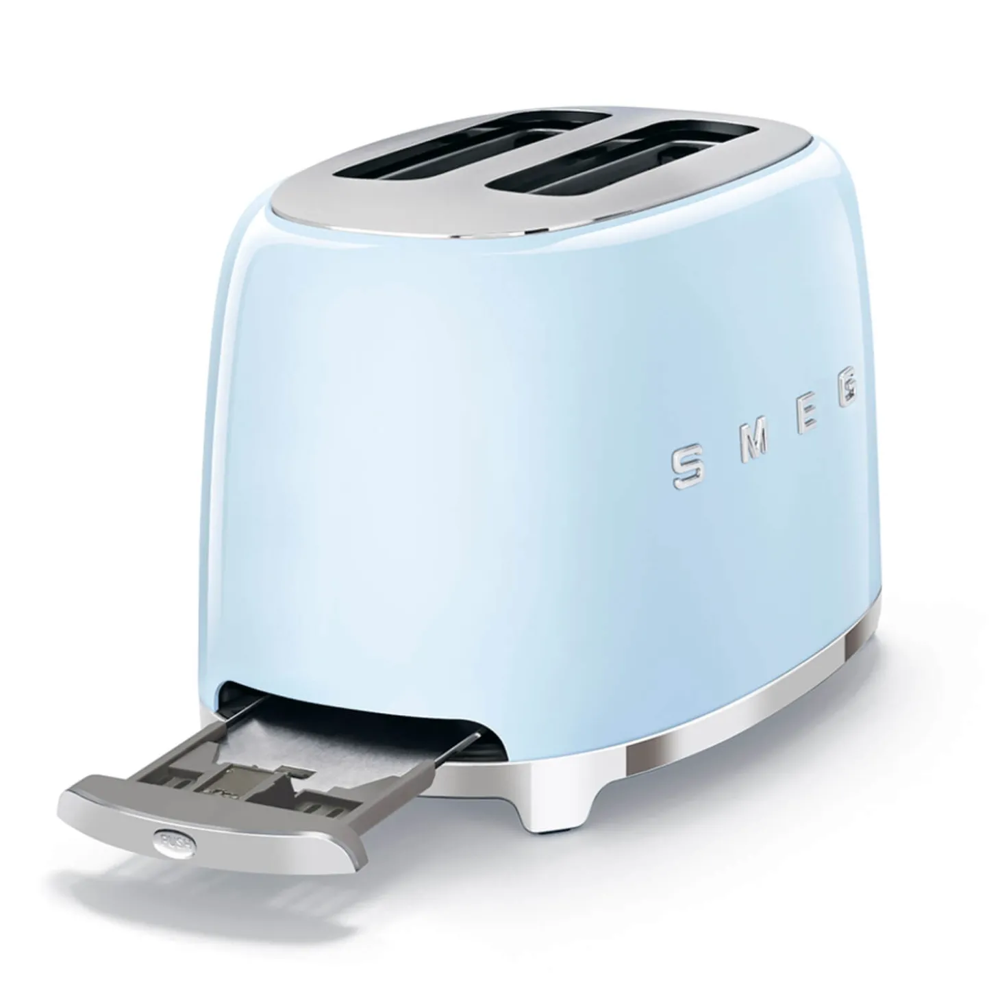 Smeg Mini Kettle & 2 Slice Toaster Set - Pastel Blue