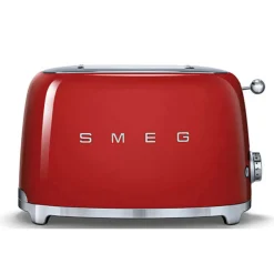 Smeg Mini Kettle & 2 Slice Toaster Set - Red