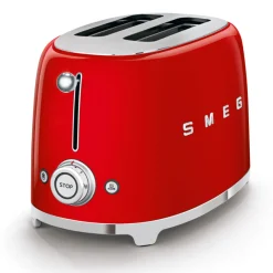 Smeg Mini Kettle & 2 Slice Toaster Set - Red