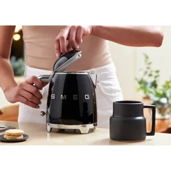 Smeg Mini Kettle & 2 Slice Toaster Set - Black