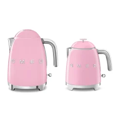 Smeg Mini Kettle & 2 Slice Toaster Set - Pink