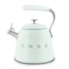Smeg 50's Retro Style WKF01 Whistling Stove Top Kettle - Pastel Green