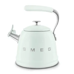 Smeg 50's Retro Style WKF01 Whistling Stove Top Kettle - Pastel Green