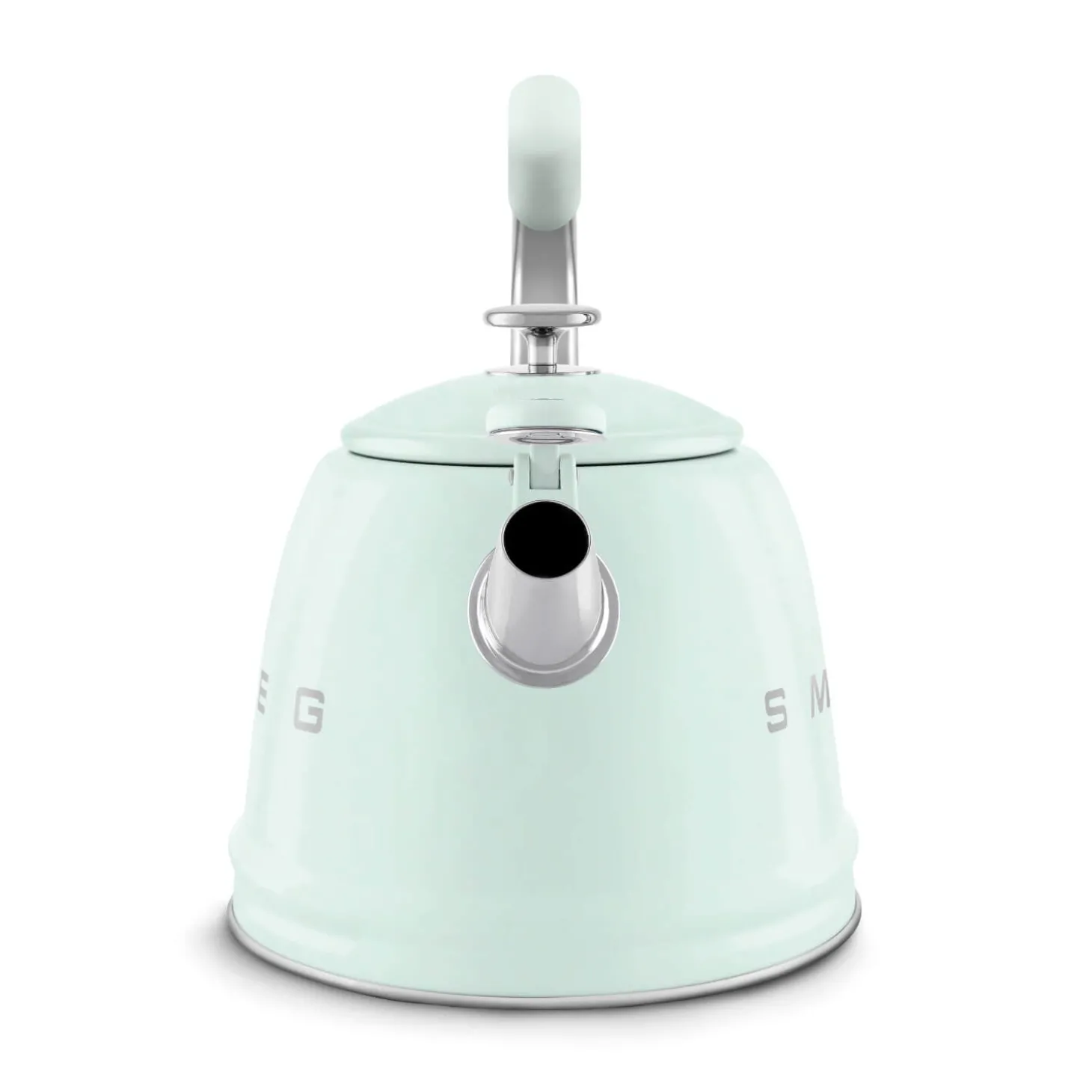 Smeg 50's Retro Style WKF01 Whistling Stove Top Kettle - Pastel Green