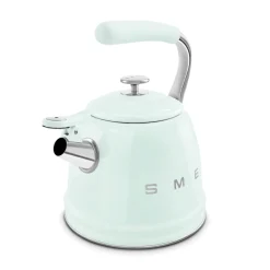 Smeg 50's Retro Style WKF01 Whistling Stove Top Kettle - Pastel Green