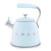 Smeg 50's Retro Style WKF01 Whistling Stove Top Kettle - Pastel Blue