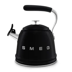 Smeg 50's Retro Style WKF01 Whistling Stove Top Kettle - Black