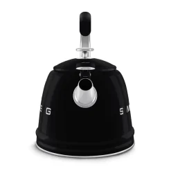 Smeg 50's Retro Style WKF01 Whistling Stove Top Kettle - Black