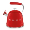 Smeg 50's Retro Style WKF01 Whistling Stove Top Kettle - Red