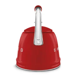 Smeg 50's Retro Style WKF01 Whistling Stove Top Kettle - Red