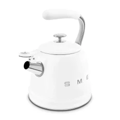 Smeg 50's Retro Style WKF01 Whistling Stove Top Kettle - White