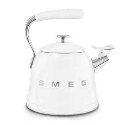 Smeg 50's Retro Style WKF01 Whistling Stove Top Kettle - White