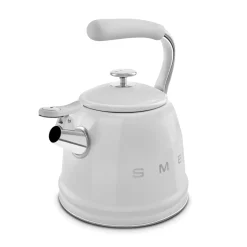 Smeg 50's Retro Style WKF01 Whistling Stove Top Kettle - Chrome