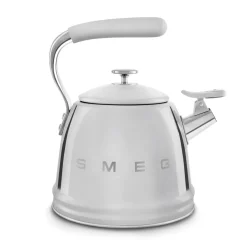 Smeg 50's Retro Style WKF01 Whistling Stove Top Kettle - Chrome