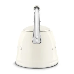 Smeg 50's Retro Style WKF01 Whistling Stove Top Kettle - Cream