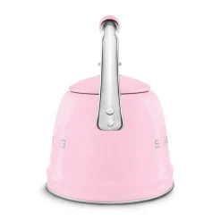 Smeg 50's Retro Style WKF01 Whistling Stove Top Kettle - Pink