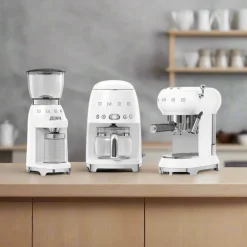 Smeg 50's Style Retro CGF11 Coffee Grinder - White