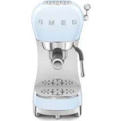 Smeg 50's Style Retro ECF02 Espresso Coffee Machine - Pastel Blue