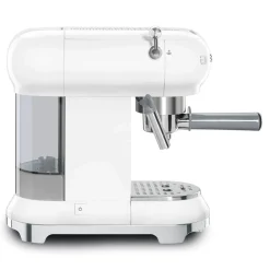 Smeg 50's Style Retro ECF02 Espresso Coffee Machine - White
