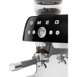 Smeg 50s Style Retro EGF03 Bean-to-Cup Espresso Coffee Machine - Black