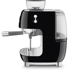 Smeg 50s Style Retro EGF03 Bean-to-Cup Espresso Coffee Machine - Black