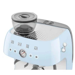 Smeg 50s Style Retro EGF03 Bean-to-Cup Espresso Coffee Machine - Pastel Blue