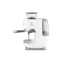 Smeg 50s Style Retro EGF03 Bean-to-Cup Espresso Coffee Machine - White