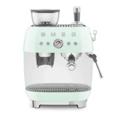 Smeg 50s Style Retro EGF03 Bean-to-Cup Espresso Coffee Machine - Pastel Green